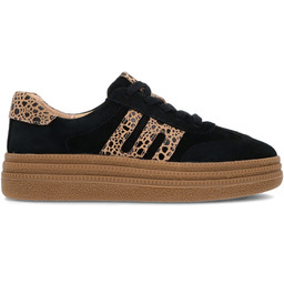 Modne sneakersy ze skóry - FILIPPO DP7114/25 CZARNE