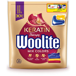 WOOLITE KAPSUŁKI PIORĄCE Z KERATYNĄ DO KOLORÓW