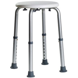 Taboret prysznicowy Bisk PRO, biały