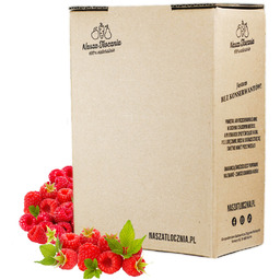 Prawdziwy SYROP z malin 100% MALINA 3L