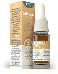 Cibdol Olej CBD 5% 10ml Oryginalny złoty Olej