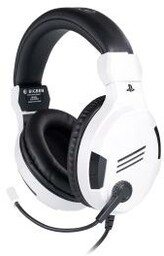 BigBen PS4 Gaming Headset V3 Nauszne Biały Słuchawki