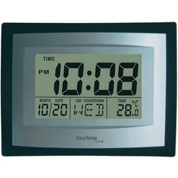 Zegar ścienny LCD cyfrowy z termometrem elektroniczny duże