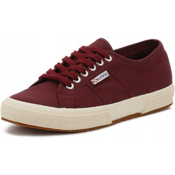 Superga Trampki Damskie Sznurowane Bordowe Podeszwa Ecru 40