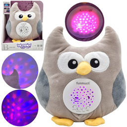 WOOPIE BABY Przytulanka Usypiacz Projektor 2w1 Sówka -