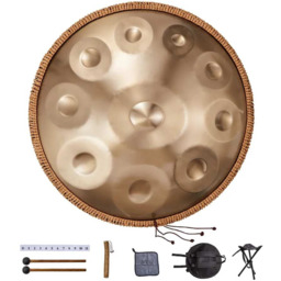Bęben handpan 55,9 cm 10 nut d-moll