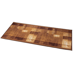 Decodoma Dywan bieżnik Patchwork brązowy 67 x 250