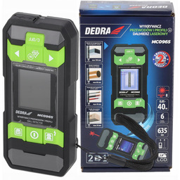 Detektor Wykrywacz Przewodów i profili drewna Dalmierz 2w1