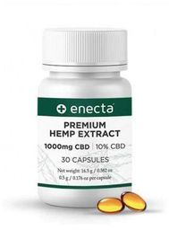 Enecta Kapsułki CBD 10% 1000mg najwyższa jakość hemp
