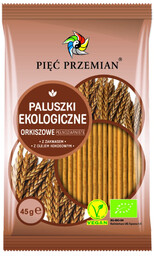 Paluszki orkiszowe pełnoziarniste 45 g - Pięć Przemian
