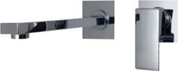 Bateria umywalkowa QATRO CHROM podtynkowa