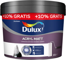 Farba lateksowa Acryl Matt 10 l + 10%