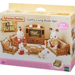 Sylvanian Families Wiejski Salon Zestaw do Zabawy, Wielokolorowy,