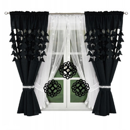 Firana Gotowa Modena 400x160 Cyrkonia Laser