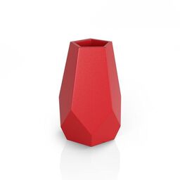 Wysoka donica Bari 71 cm czerwona