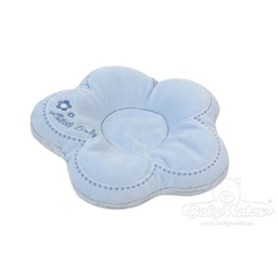 Babymatex Poduszka dla niemowląt Flor niebieska przeciwodkształceniowa