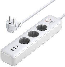 Przedłużacz Ugreen CD286 3x AC 2x USB-A 1x