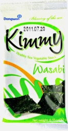 Snacki z alg morskich Kimmy Wasabi 2,7g -