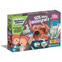 Naukowa Zabawa Zestaw Małego Weterynarza Piesek Polski Clementoni