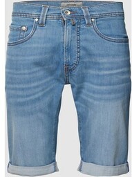 Szorty jeansowe z naszywką z logo