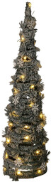 Choinka świecąca stożek zielona 40 LED 80 cm