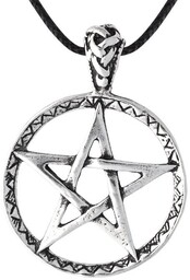 Wisior Pentagram, Srebro 925