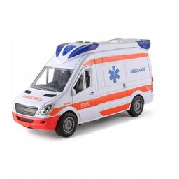 Karetka Pogotowia Ambulans z Dźwiękiem, Światłem, Noszami