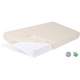 Babymatex Prześcieradło nieprzemakalne 70x140 beżowe z gumką Bamboo