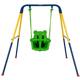 Stelażowa huśtawka Kubełkowa dla małych dzieci 116x140x123cm