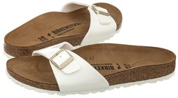 Klapki Birkenstock Madrid BS Patent White 1005310 (BK6-h)
