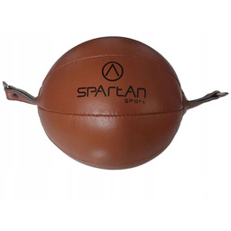 Gruszka Bokserska Refleksowa Skórzana z Wieszakami Spartan Double