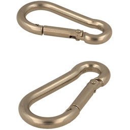 Karabinek do Lin Strażacki Karabińczyk nierdzewny 4x40mm INOX
