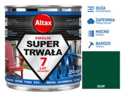 Altax Super Trwała Emalia 250ml Zielony