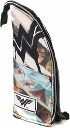 Wonder Woman Collage -Piórnik Stojący, Brązowy, 9 x
