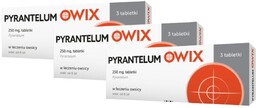 Pyrantelum 250 mg, 3 tabletki