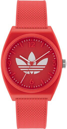 Zegarek ADIDAS AOST23051. Kwarcowy, Kolor czerwony. Unisex.