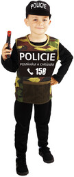 Kostium policyjny dla dzieci Rappa, rozmiar. M