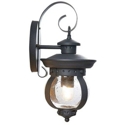 Lindby - Farley Ścienna Lampa Ogrodowa Dark Grey