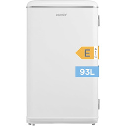 COMFEE'' RCD93WH2EURT(E) Lodówka jednodrzwiowa 93L, konstrukcja retro, regulowana