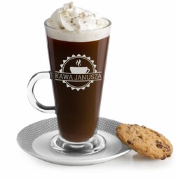 Szklanka do latte z grawerem dla niego