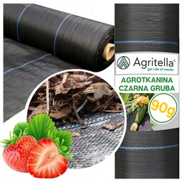 Agrotkanina 90G 1,6x50m Antychwastowa Agrowłóknina Agro Włóknina Gruba