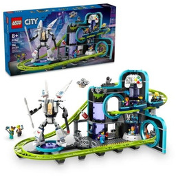 LEGO City 60421 Park Świat robotów z rollercoasterem