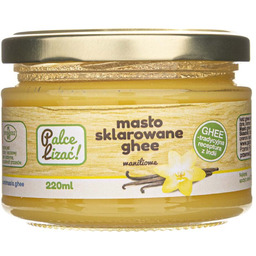 Palce Lizać, Masło sklarowane ghee waniliowe, 220 ml