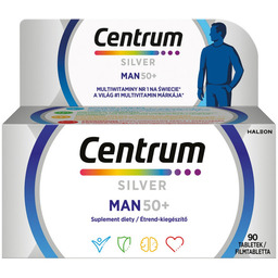 Centrum Silver Man 50+ multiwitaminy dla mężczyzn suplement