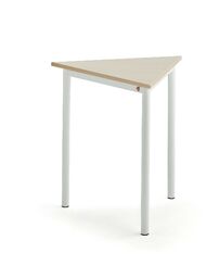 Biurko BORÅS TRIANGEL, 700x700x720 mm, brzoza laminat, biały