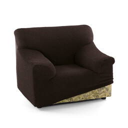 Nueva Textura Super streczowe pokrowce NIAGARA czekoladowe fotel