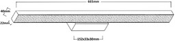 Kinkiet Aqua 66,5 cm biały IP44 LED CCT