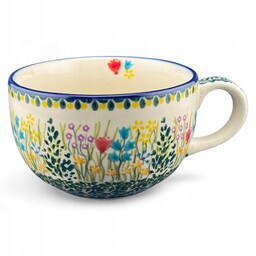 Filiżanka duża, kubek 450 ml Łąka dek. 220