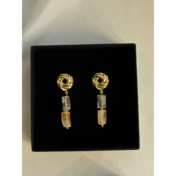 Pakamera Kolczyki z cytrynem