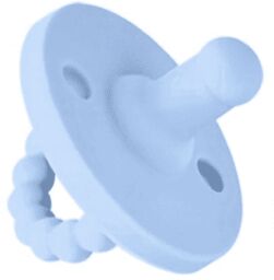 Bibi Smoczek silikonowy gryzak niebieski